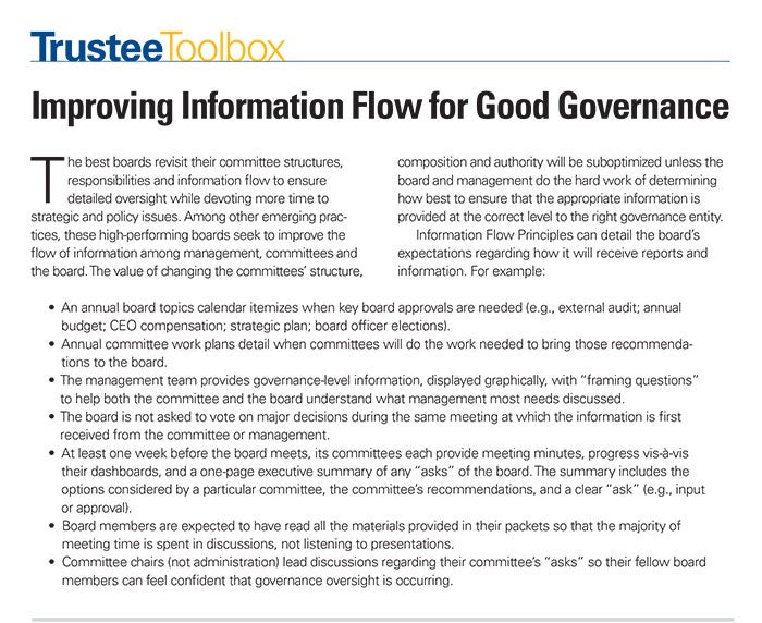 improving info flow tool screengrab