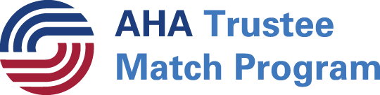 AHA Trustee Match Program Logo