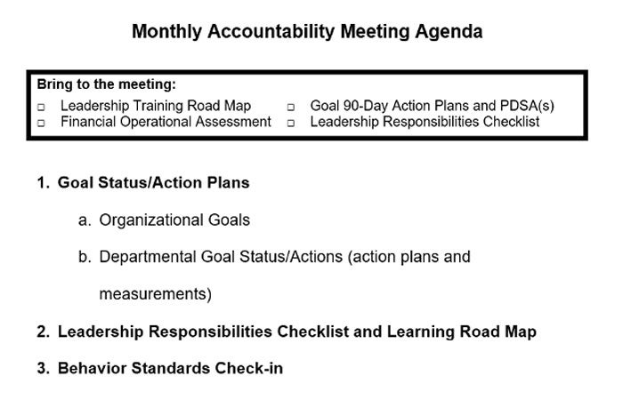 sample standing board agenda