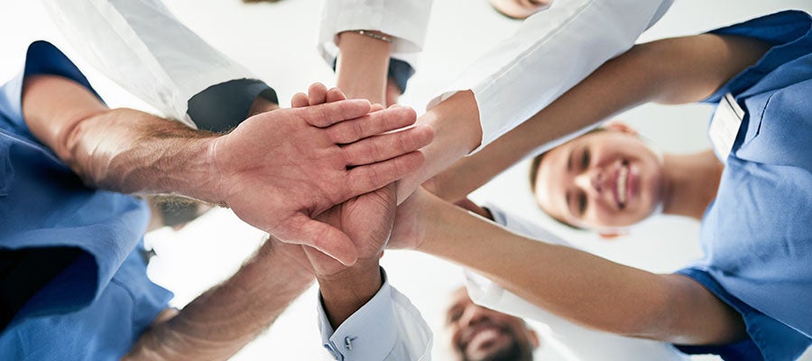 medical team huddle