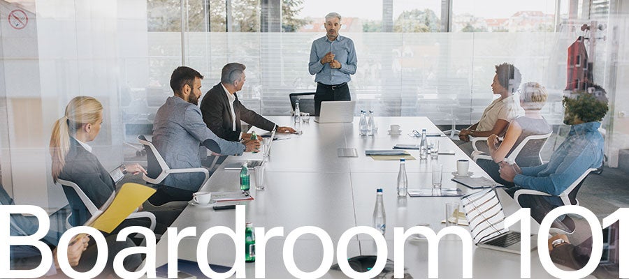 board room meeting