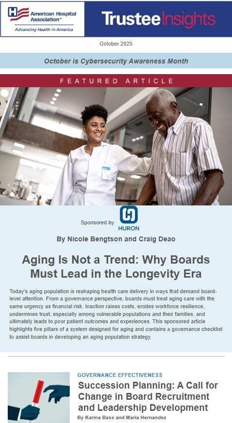 Trustee Insights October 2025 Edition