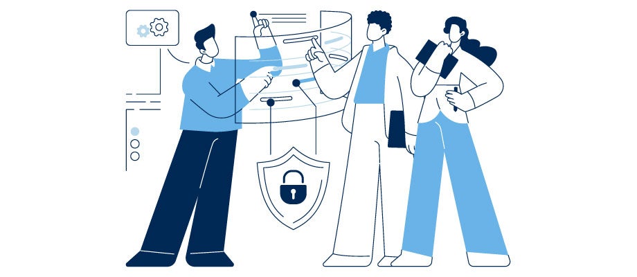 illustration of cybersecurity